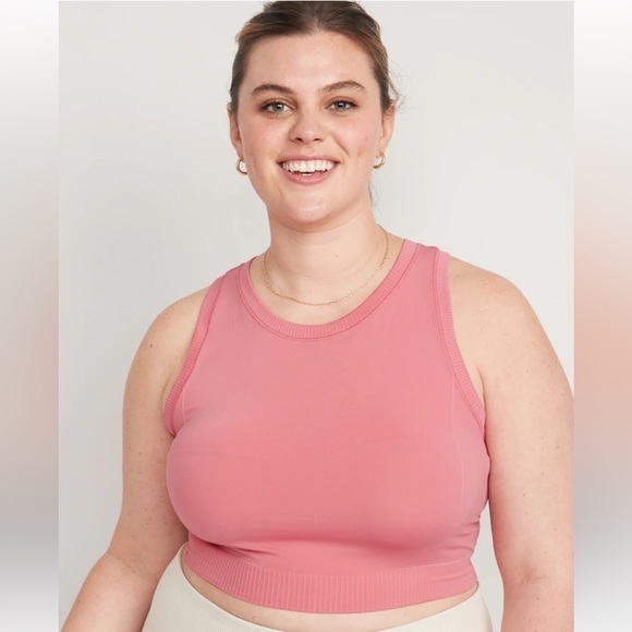 Nwt Old Navy Seamless Racerback Sports Bra Tank - Picture 7 of 12